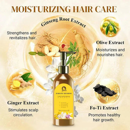 ✨Japanese Long Lasting Natural Hair Dye Shampoo ( Buy 1 Get 2 Free )🔥