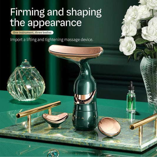 ✨ 3 in 1 Anti Wrinkles Face Neck Eyes Massager – Reveal Younger, Firmer, Glowing Skin!